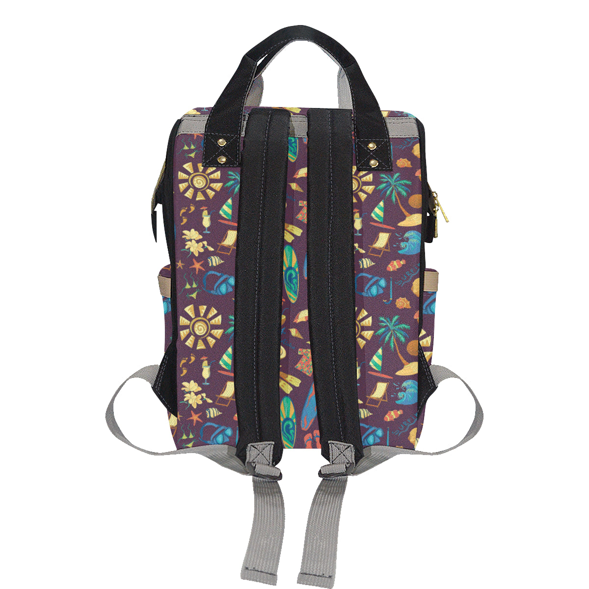 Aloha Hawaii Pattern Print Design 01 Diaper Bag Backpack