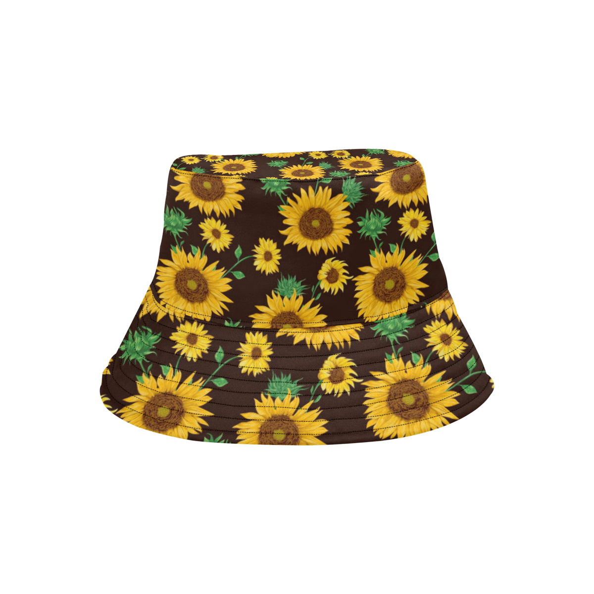 Sunflower Pattern Print Design SF01 Unisex Bucket Hat