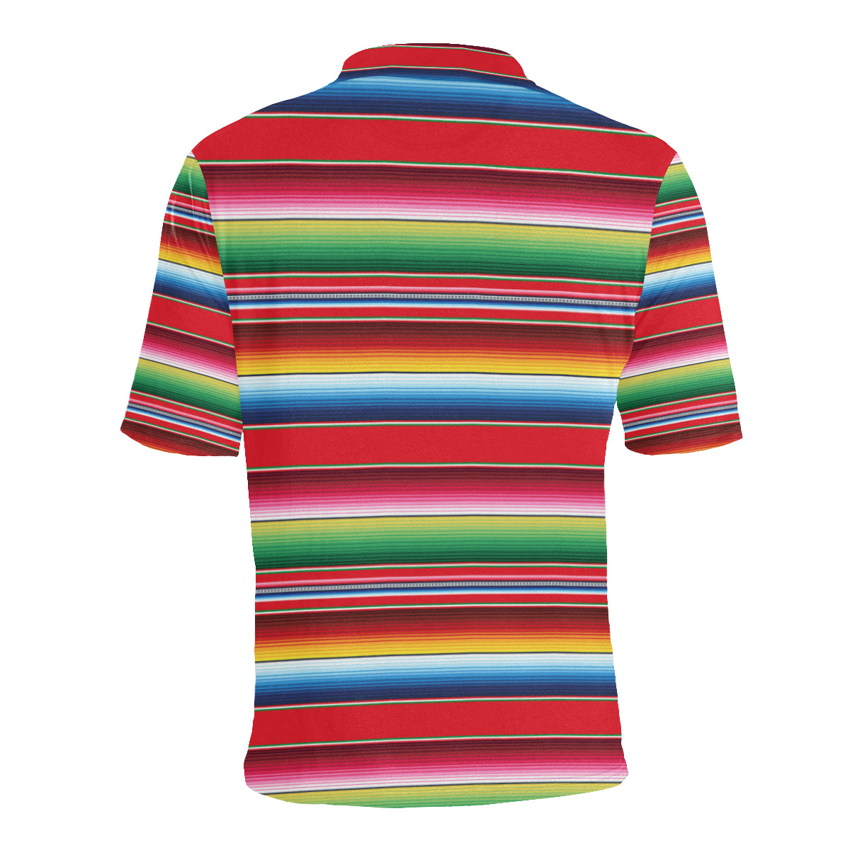 Serape Pattern Men Polo Shirt