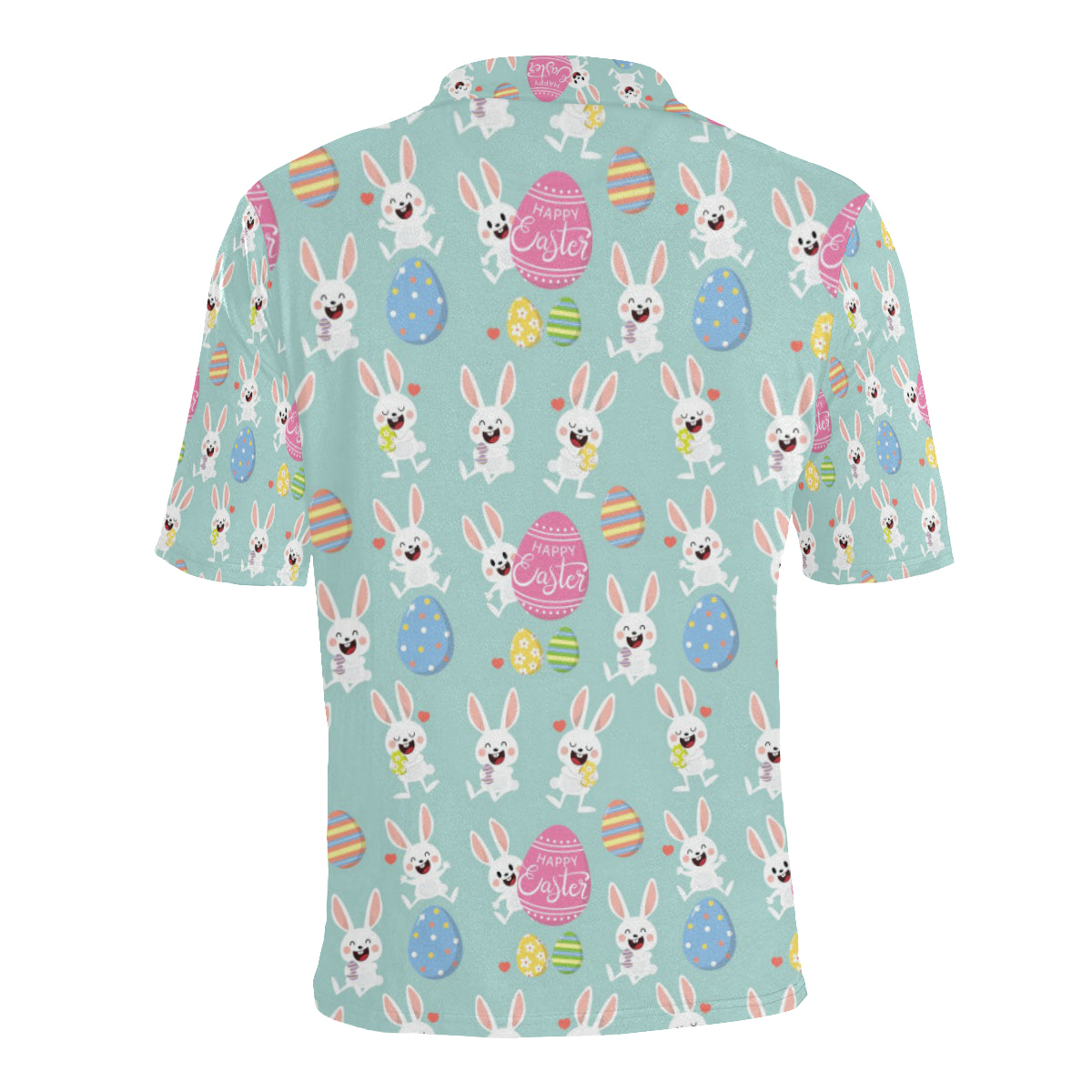 Easter Eggs Pattern Print Design RB014 Men Polo Shirt