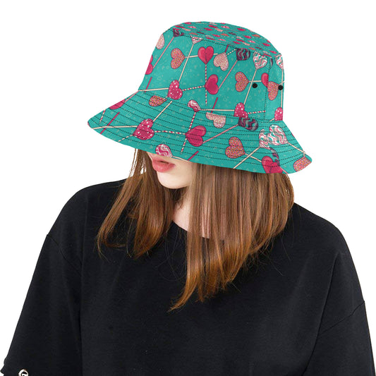 Lollipop Pattern Print Design LL01 Unisex Bucket Hat