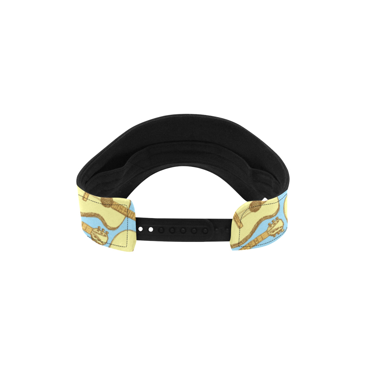 Acoustic Guitar Pattern Print Design 03 Unisex Sun Visor