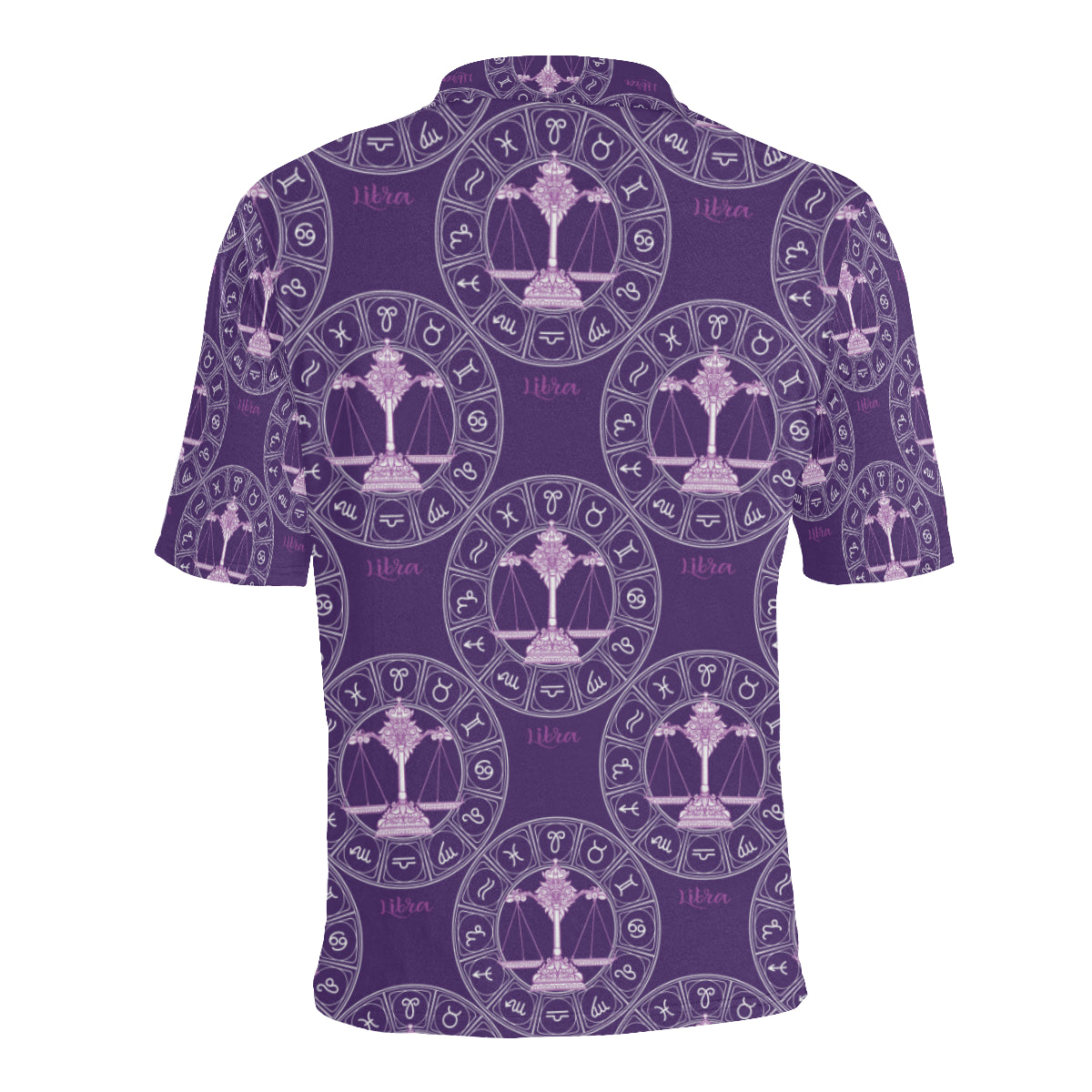 Libra Pattern Print Design 03 Men Polo Shirt
