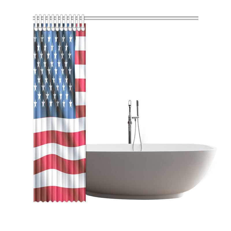 American flag Classic Shower Curtain