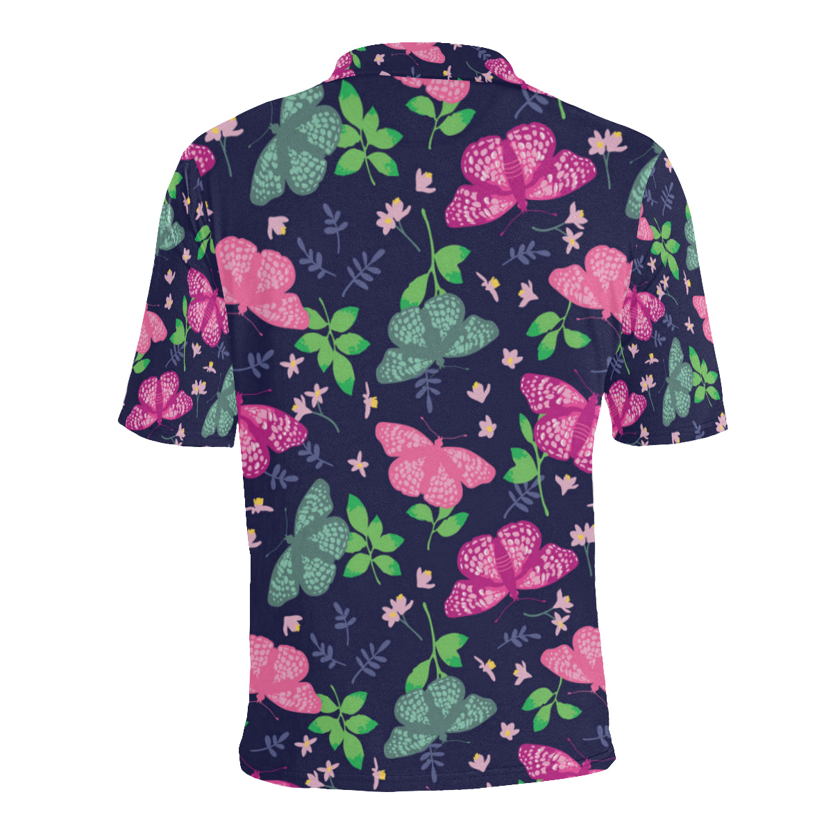Monarch Butterfly Pattern Print Design 03 Men Polo Shirt