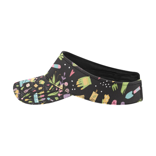 Gardening Pattern Print Design G03 Unisex Sun Visor