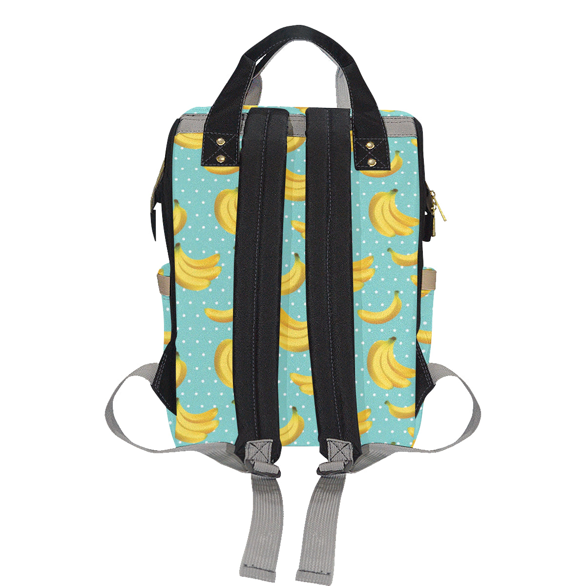 Banana Pattern Print Design BA02 Diaper Bag Backpack