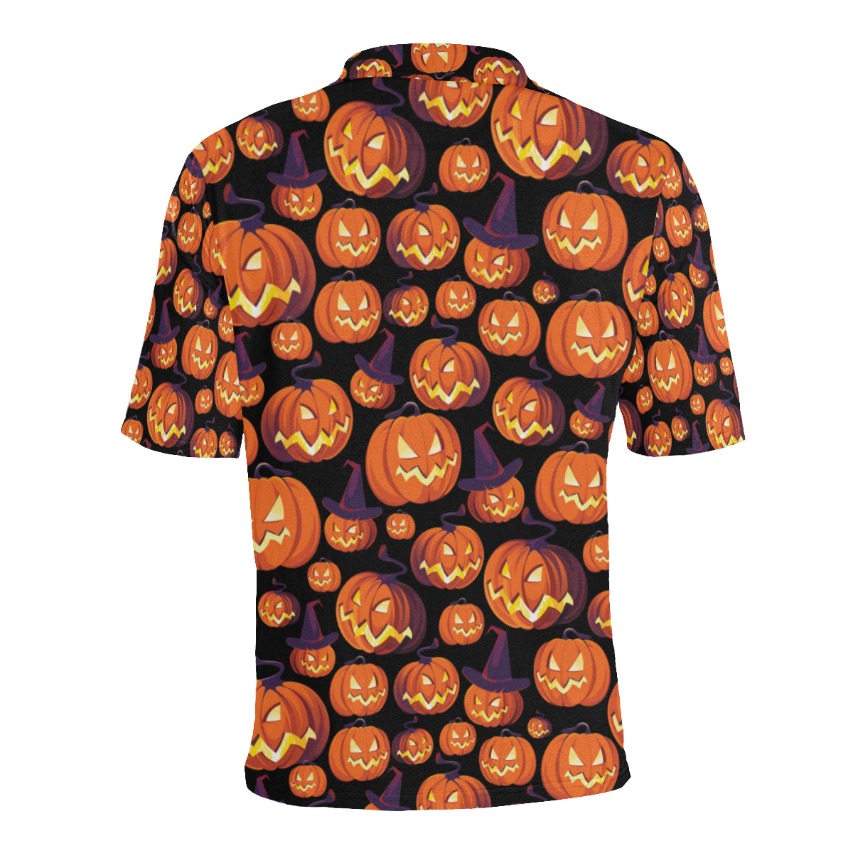 Halloween Pattern Print Design 04 Men Polo Shirt