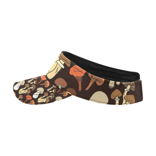 Mushroom Pattern Print Design A05 Unisex Sun Visor