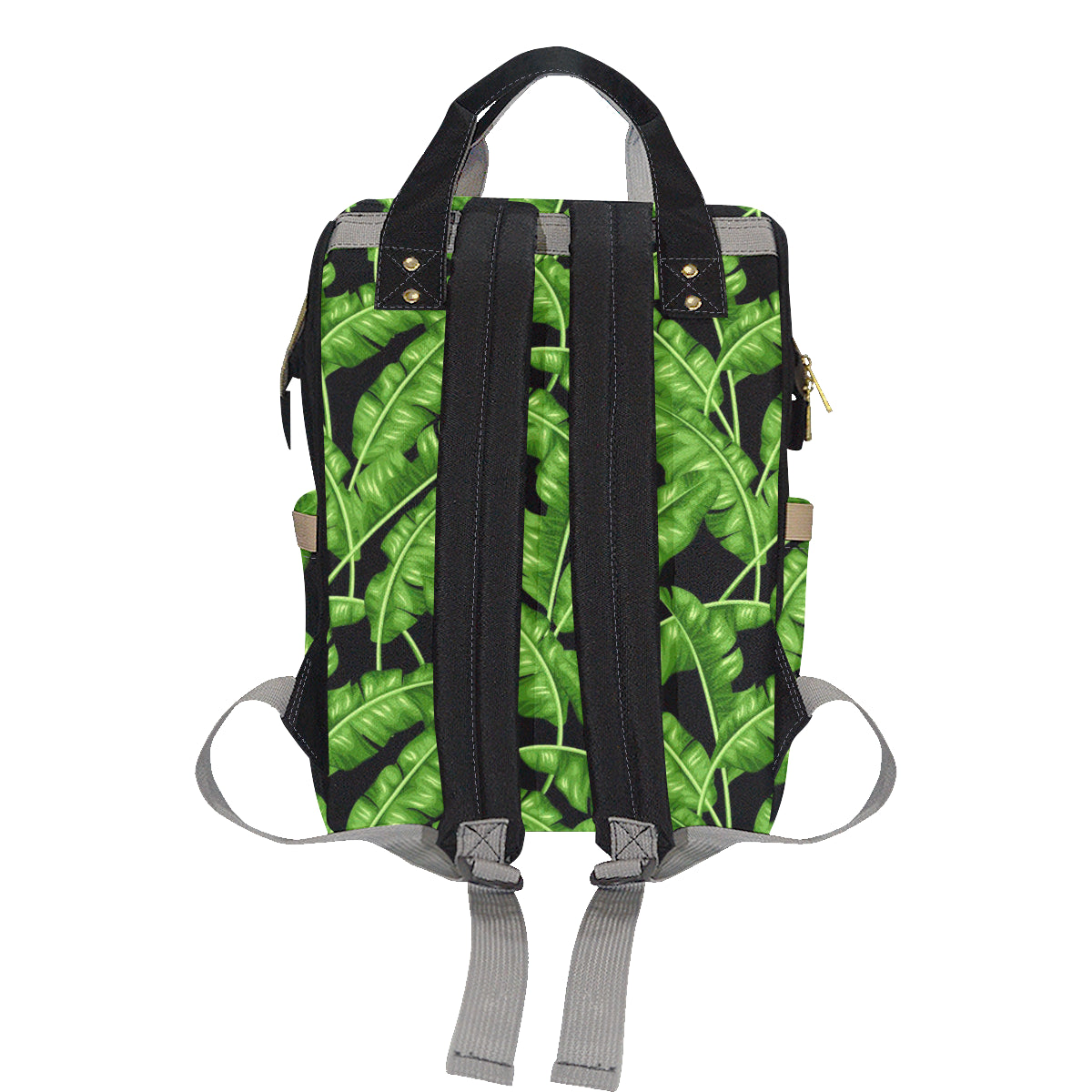 Banana Leaf Pattern Print Design BL01 Diaper Bag Backpack