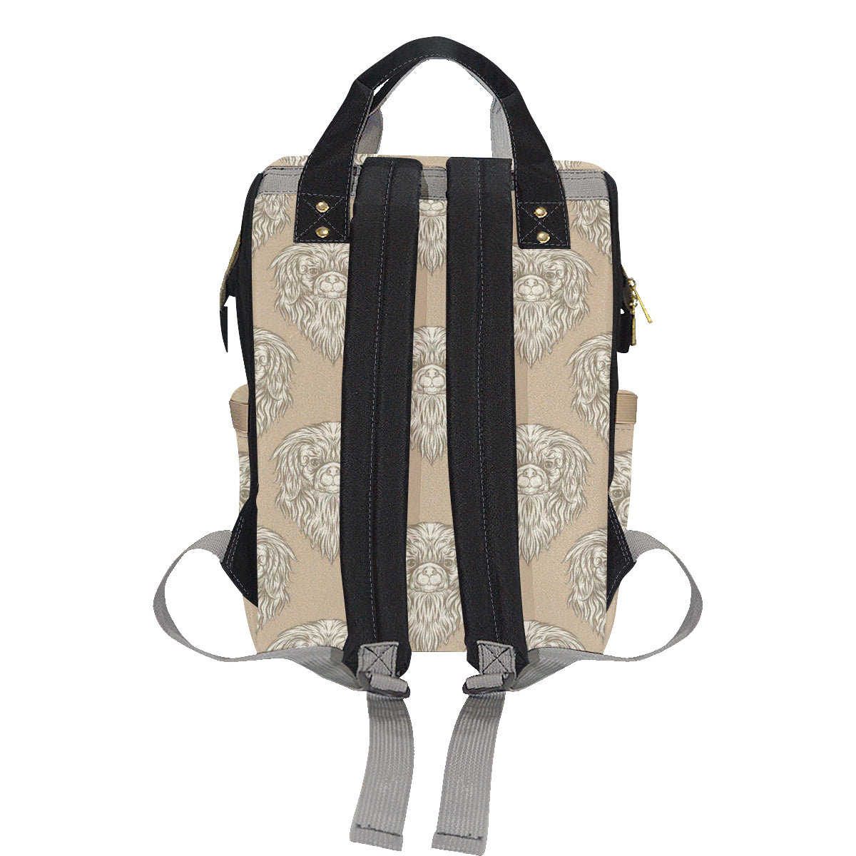 Pekingese Pattern Print Design A01 Diaper Bag Backpack