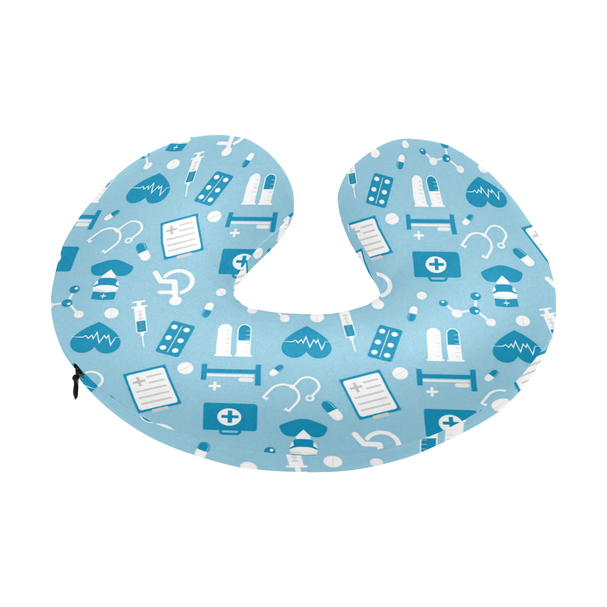 Medical Pattern Print Design 05 U-Shaped Travel Neck Pillow