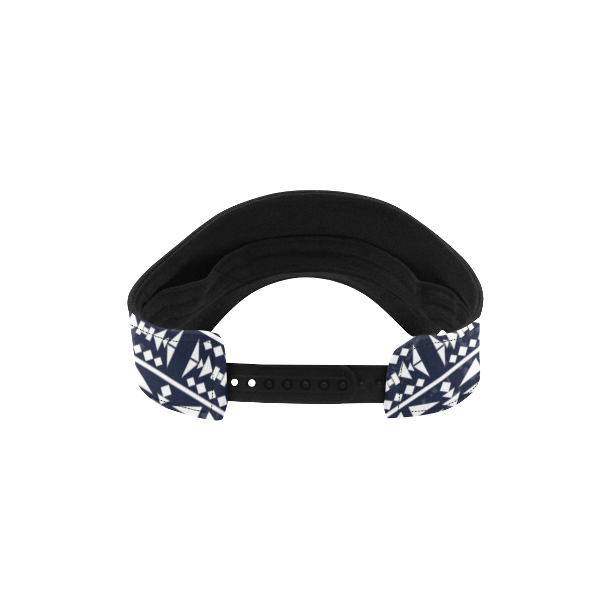 Blue White Tribal Aztec Unisex Sun Visor