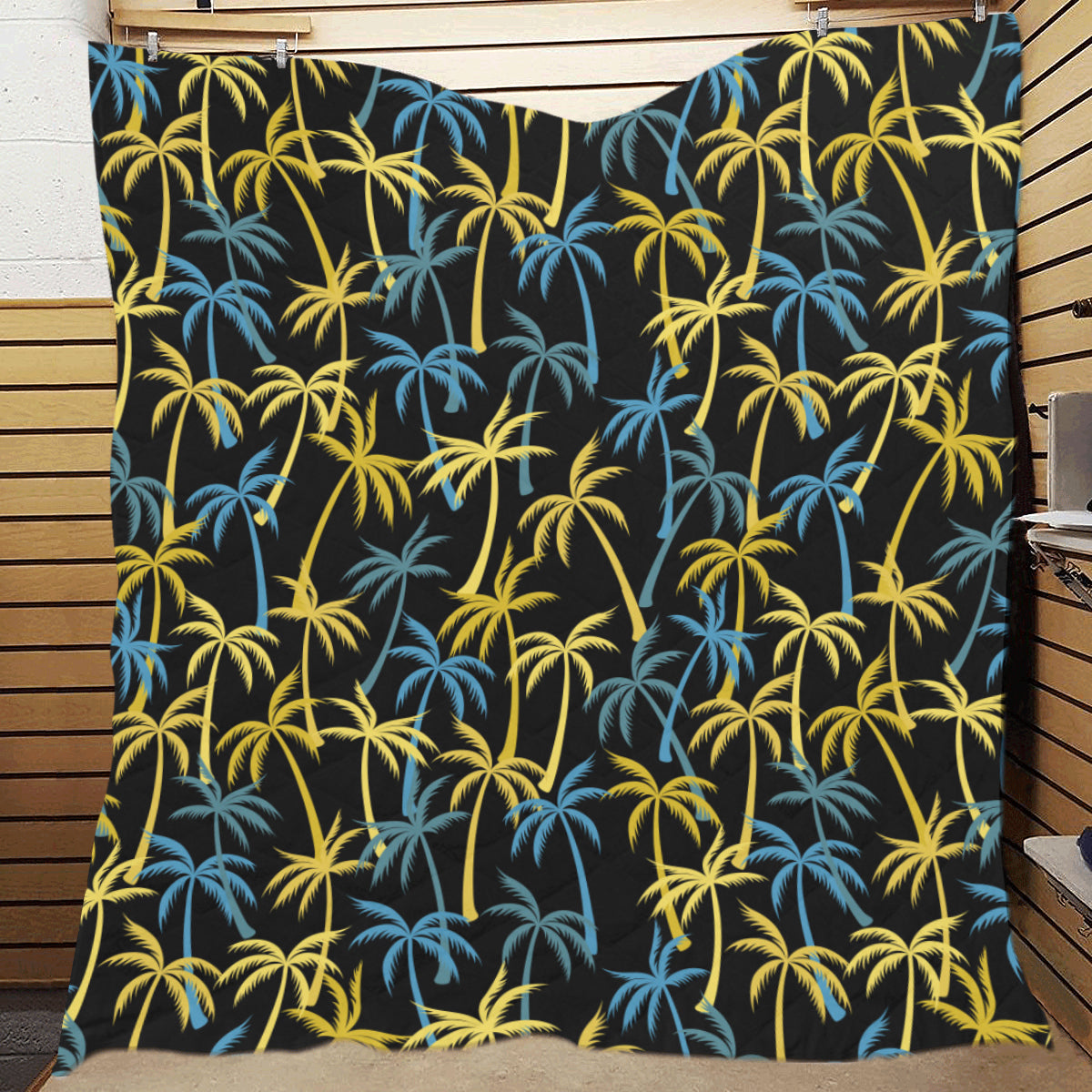 Palm Tree Pattern Premium Quilt