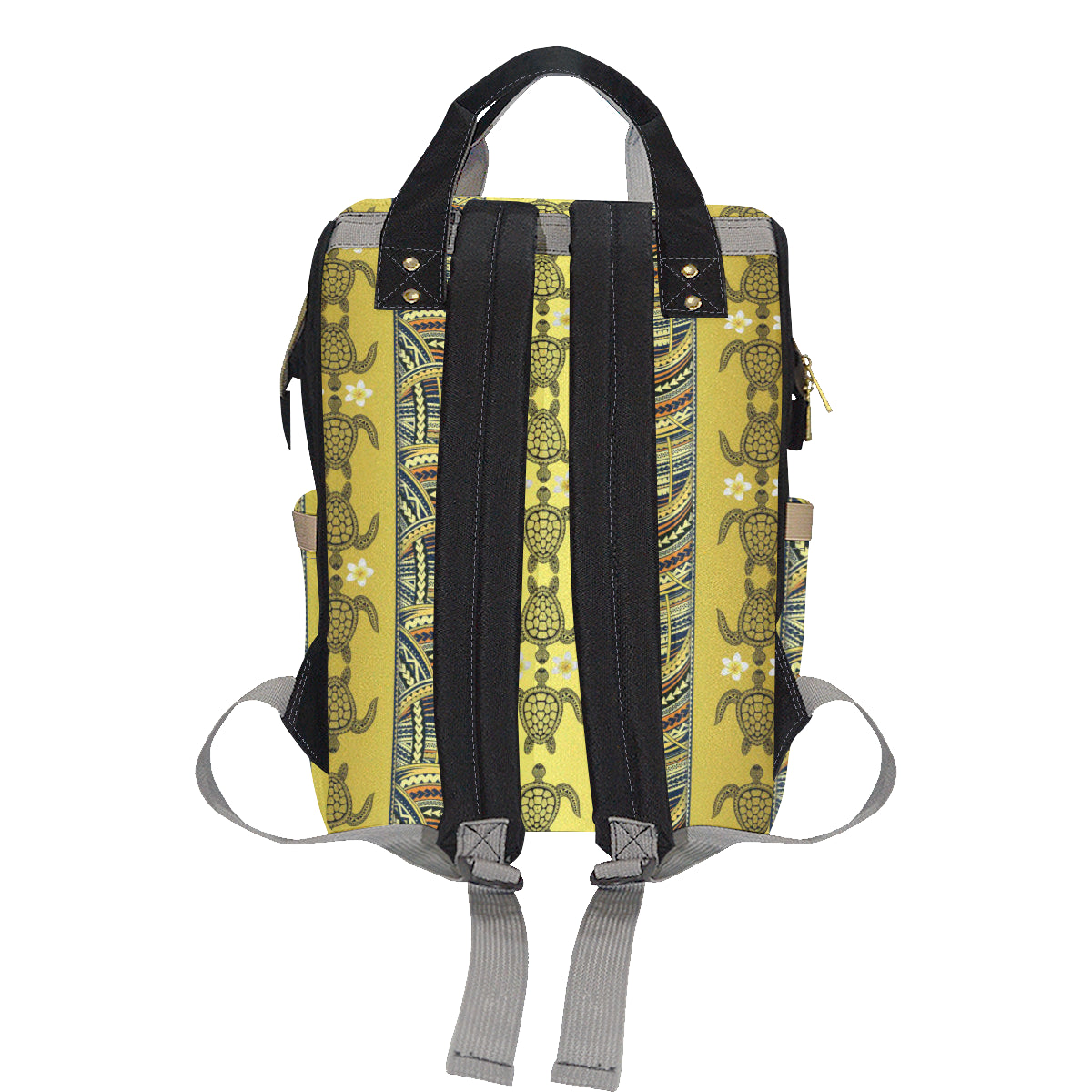 Polynesian Turtle Hawaiian Design Print Diaper Bag Backpack