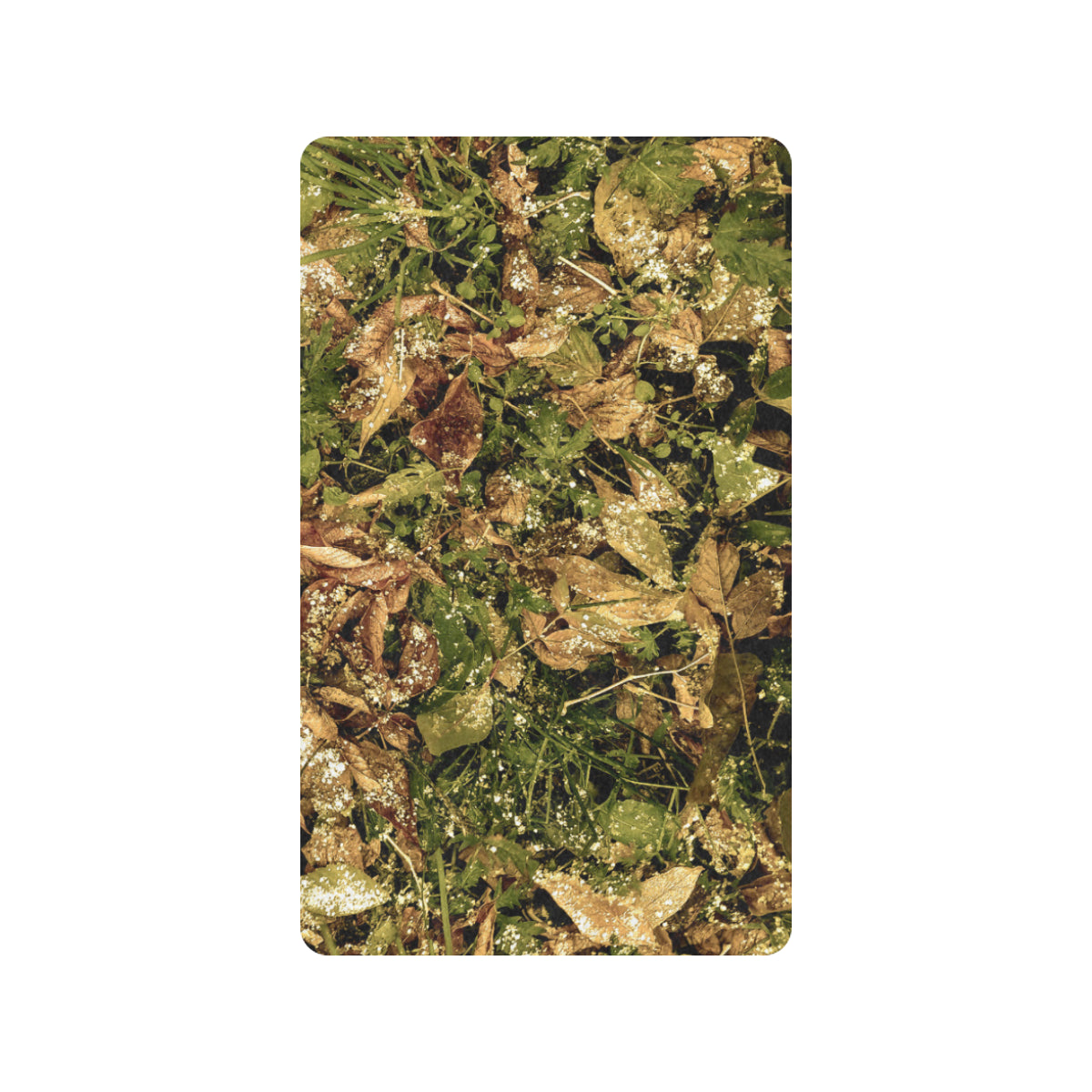 Camo Realistic Tree Forest Texture Print Rubber Doormat