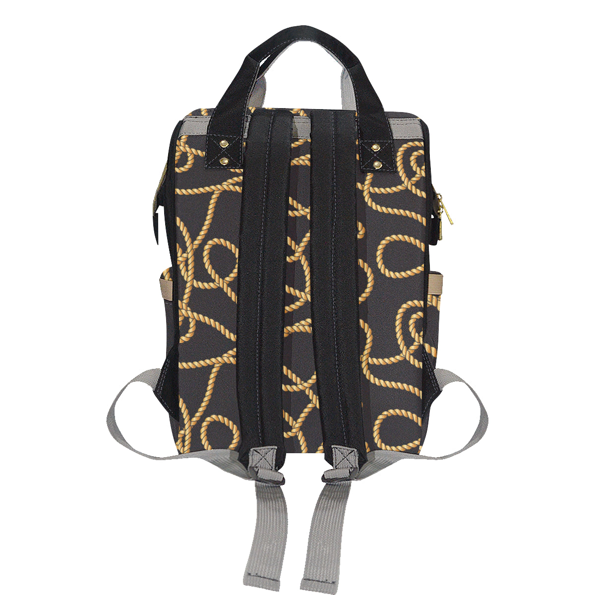 Rope Pattern Print Design A04 Diaper Bag Backpack