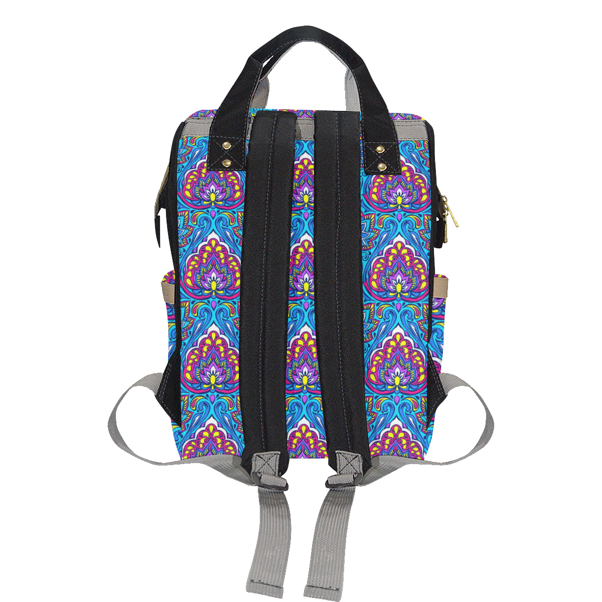 lotus Boho Pattern Print Design LO010 Diaper Bag Backpack