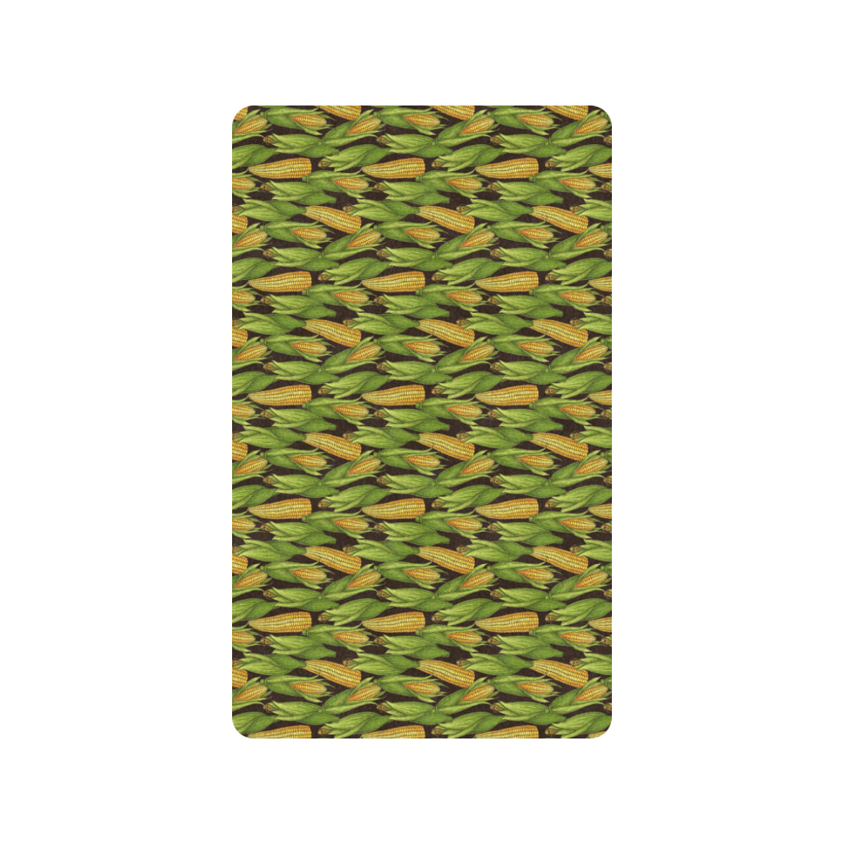 Agricultural Corn cob Print Rubber Doormat