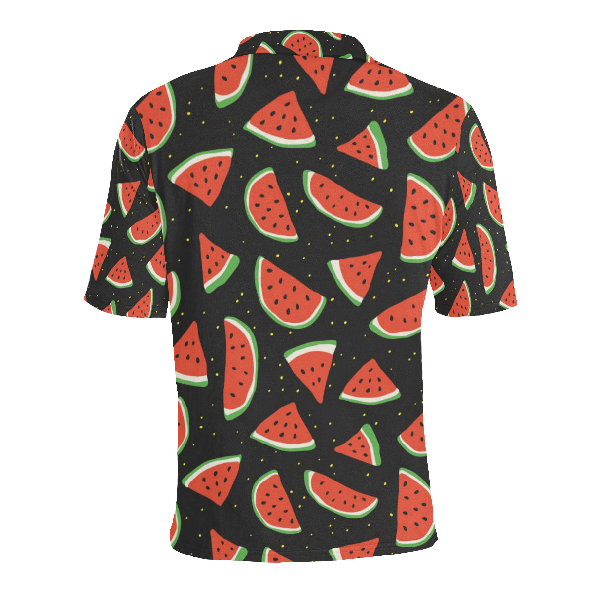 Watermelon Pattern Print Design WM09 Men Polo Shirt