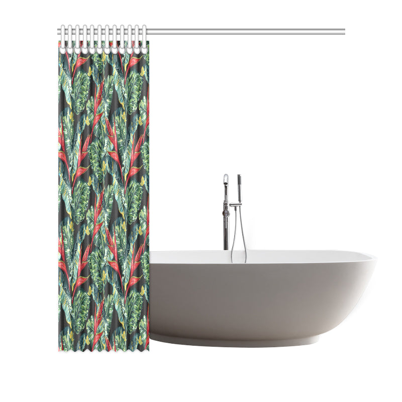 Bird Of Paradise Pattern Print Design BOP06 Shower Curtain