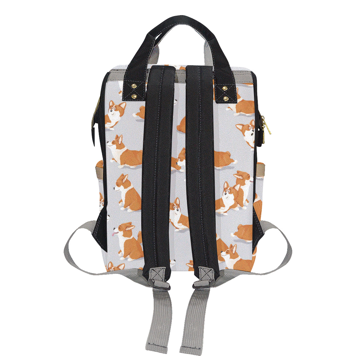 Pembroke Welsh Corgis Pattern Print Design A04 Diaper Bag Backpack