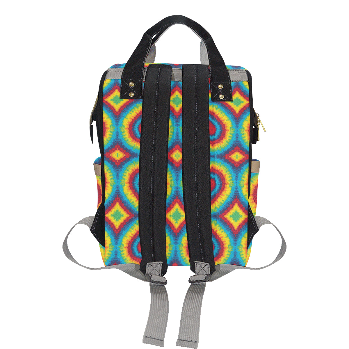 Tie Dye Heart shape Diaper Bag Backpack
