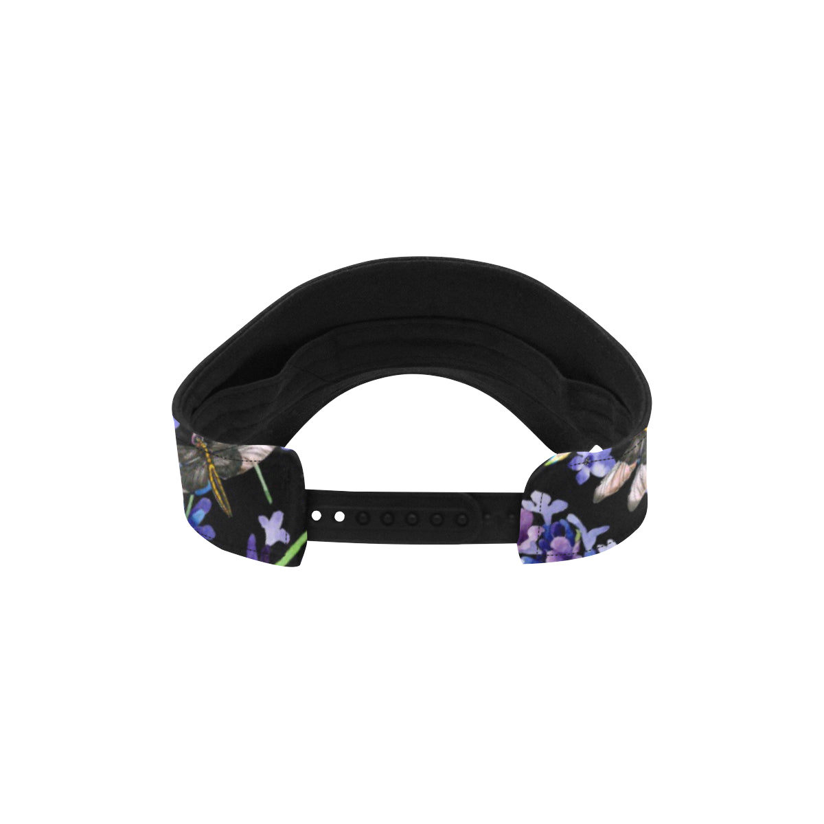 Lavender Dragonfly Pattern Print Design LV03 Unisex Sun Visor