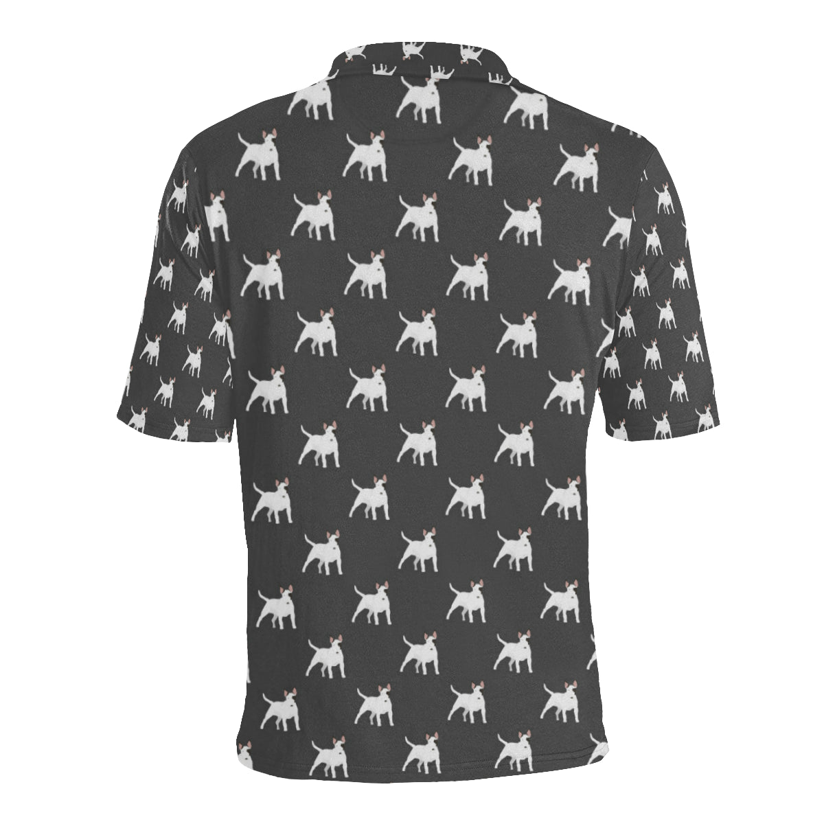 Bull Terriers Pattern Print Design 02 Men Polo Shirt
