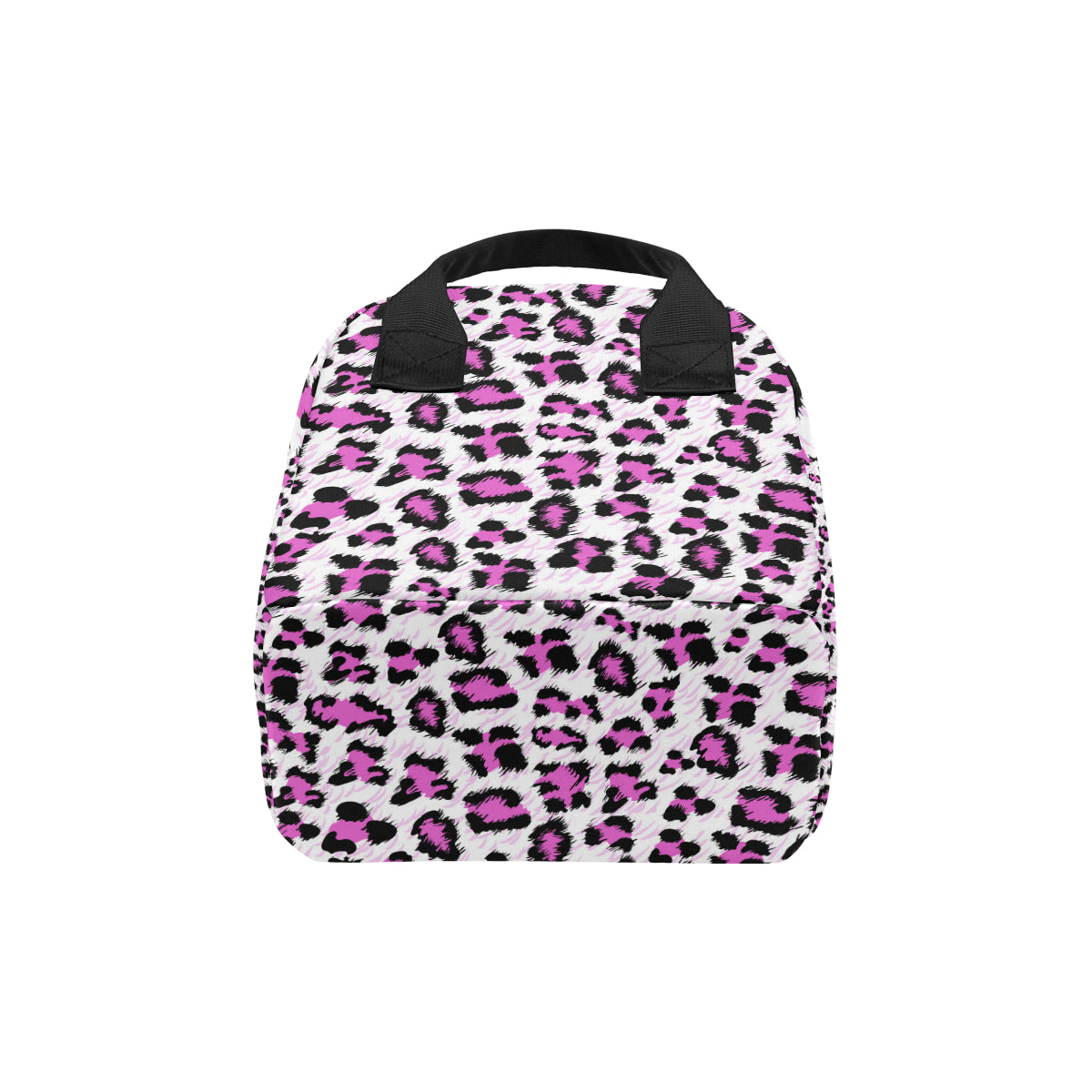 Leopard Pink Skin Print Insulated Lunch Bag