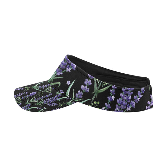 Lavender Pattern Print Design LV01 Unisex Sun Visor
