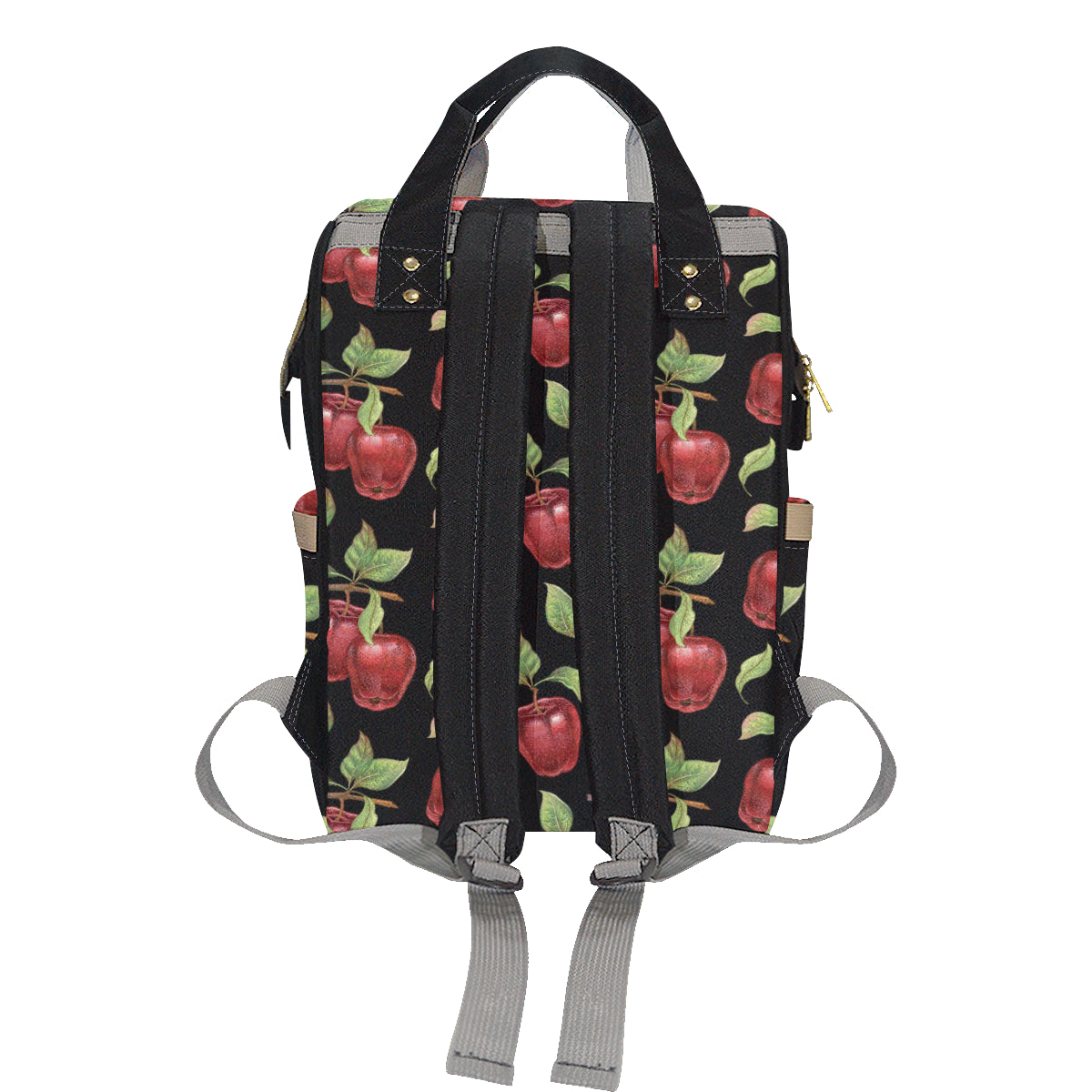 Apple Pattern Print Design AP011 Diaper Bag Backpack