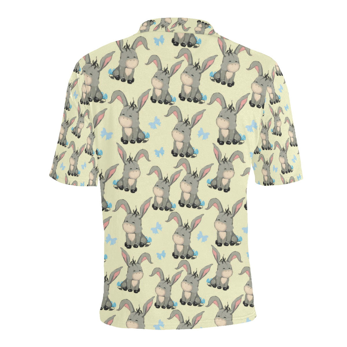 Donkey Baby Pattern Print Design 02 Men Polo Shirt