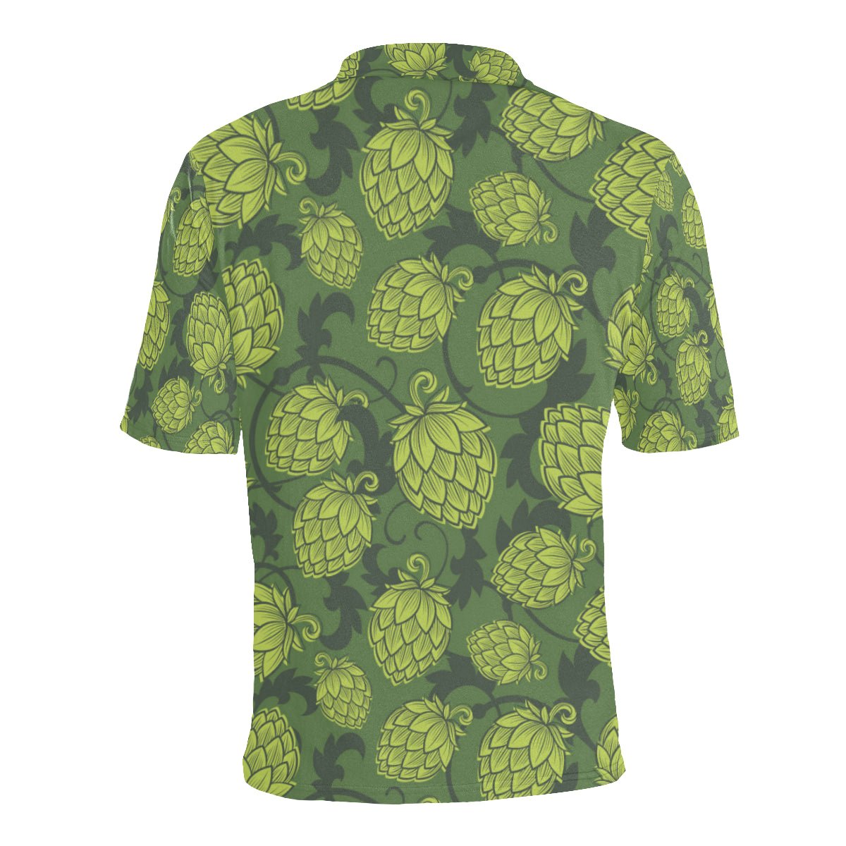 Hope Pattern Print Design 02 Men Polo Shirt
