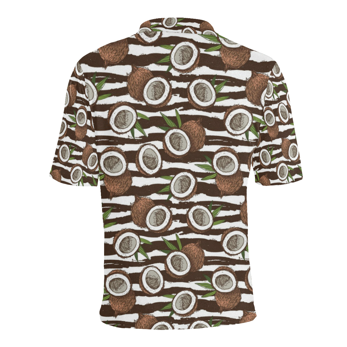 Coconut Pattern Print Design CN04 Men Polo Shirt