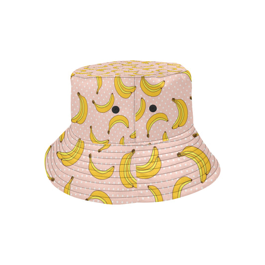 Banana Pattern Print Design BA06 Unisex Bucket Hat