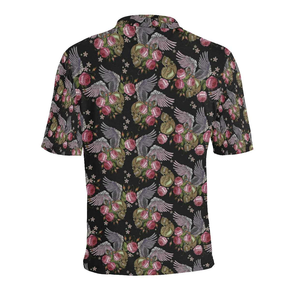 Angel Wings Pattern Print Design 06 Men Polo Shirt