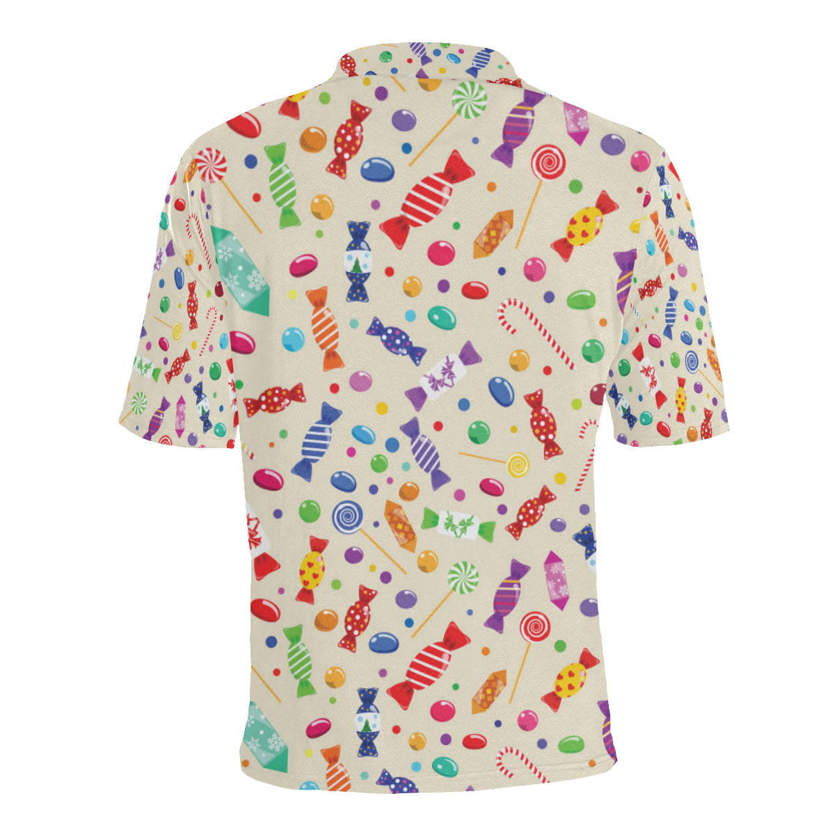 Candy Pattern Print Design 04 Men Polo Shirt