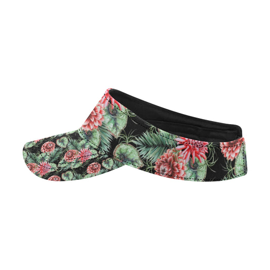 Dahlia Pattern Print Design DH06 Unisex Sun Visor