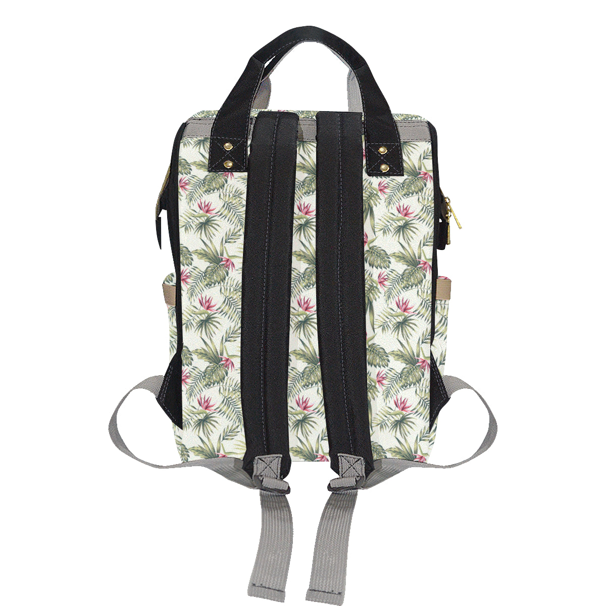 Bird Of Paradise Pattern Print Design 04 Diaper Bag Backpack