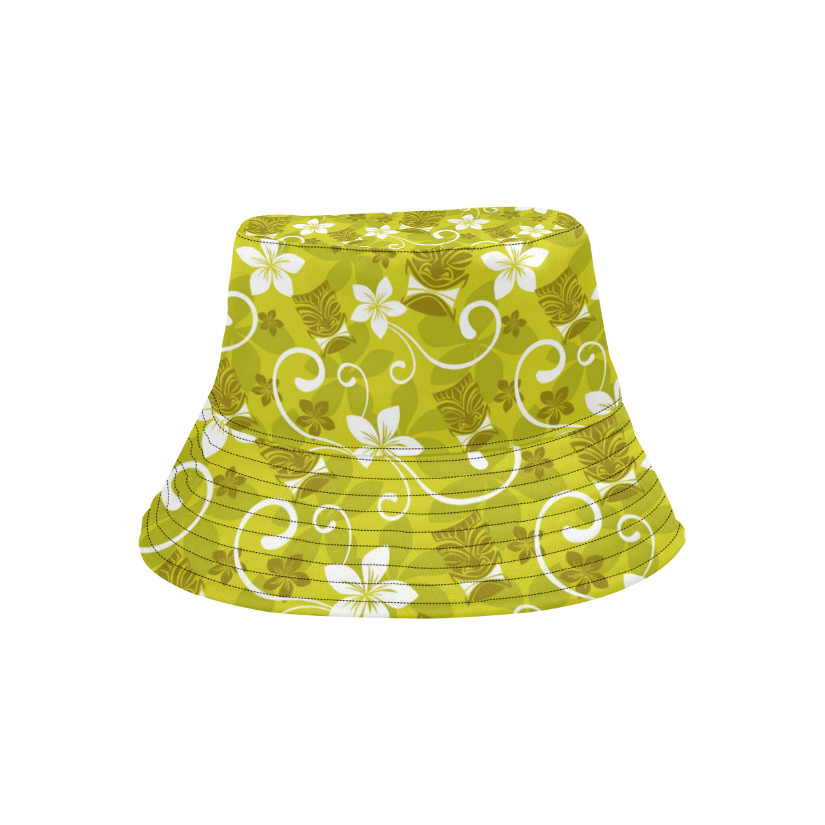Hawaiian Themed Pattern Print Design H019 Unisex Bucket Hat