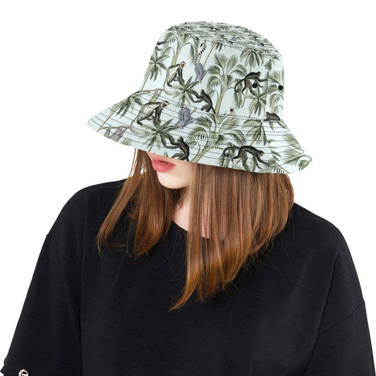 Rainforest Pattern Print Design RF04 Unisex Bucket Hat