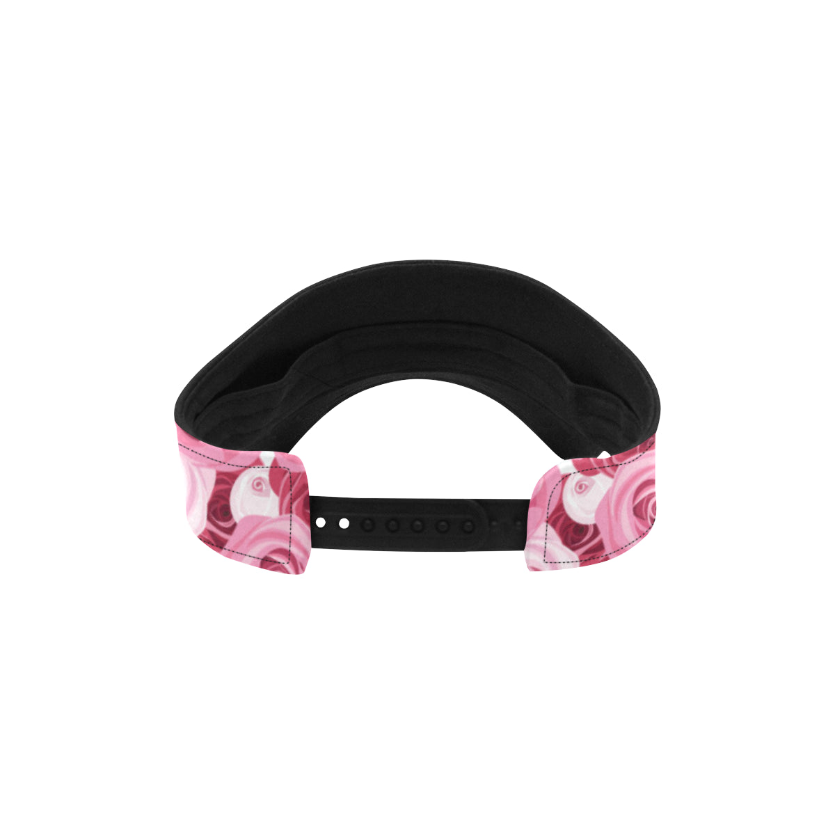 Pink Red Rose Pattern Print Unisex Sun Visor