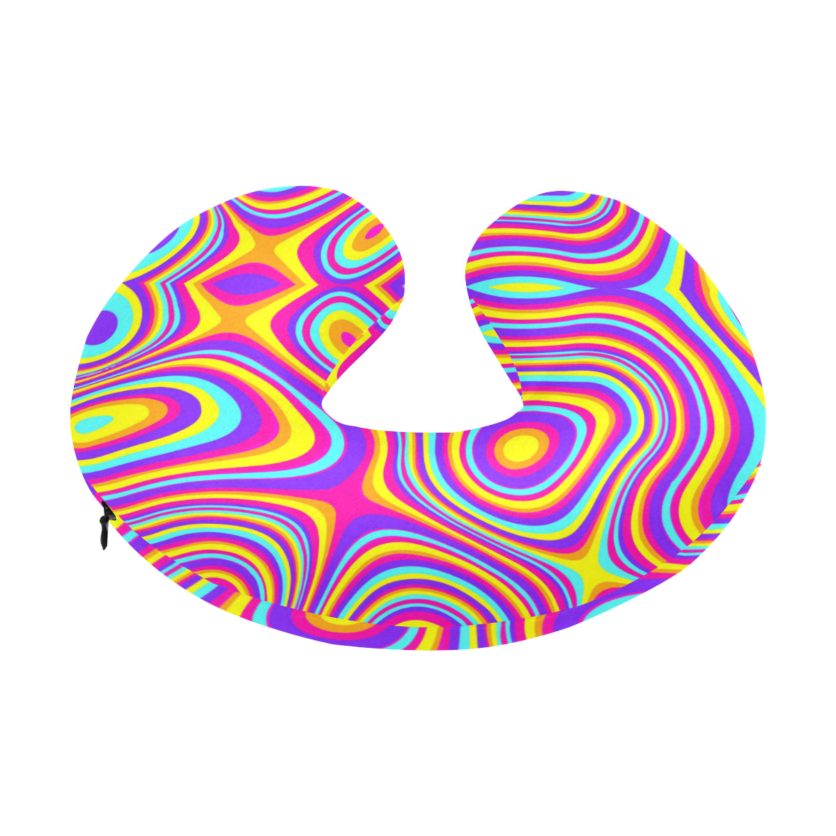 Liquid Pattern Print Design 06 U-Shaped Travel Neck Pillow