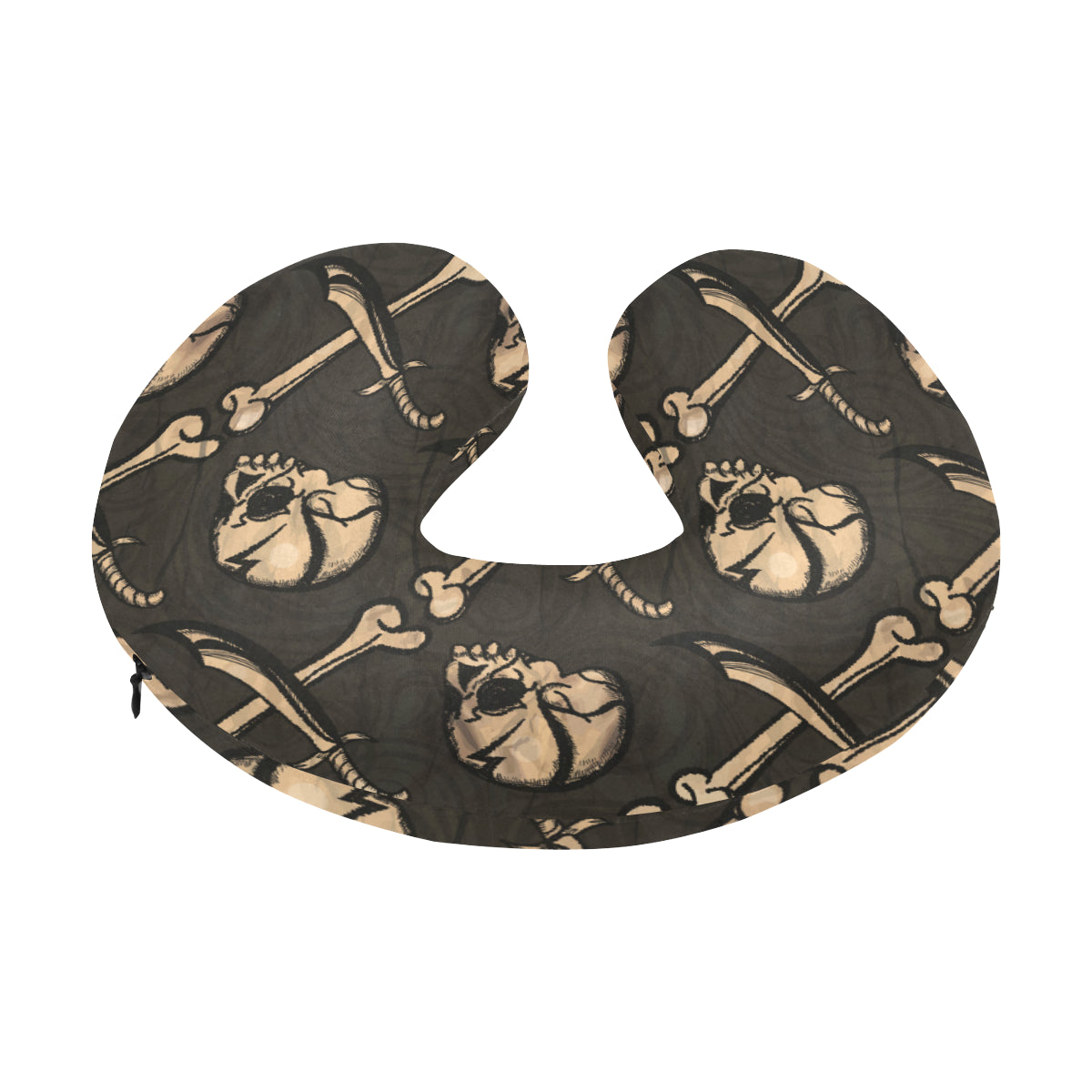 Pirate Pattern Print Design A03 U-Shaped Travel Neck Pillow
