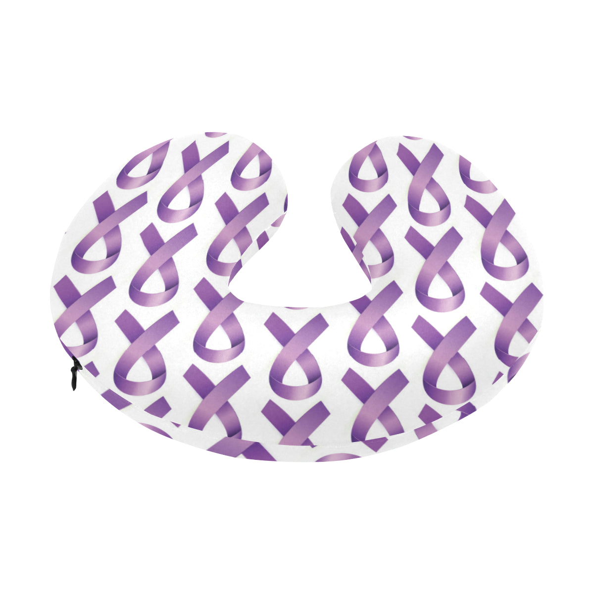 Pancreatic cancer Pattern Print Design A01 U-Shaped Travel Neck Pillow