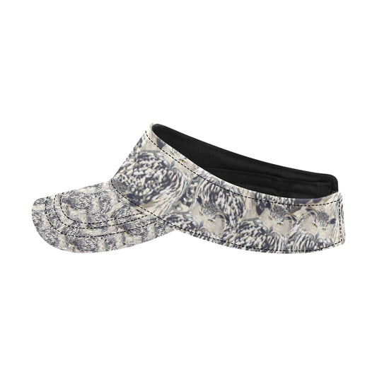 Owl Realistic Themed Design Print Unisex Sun Visor
