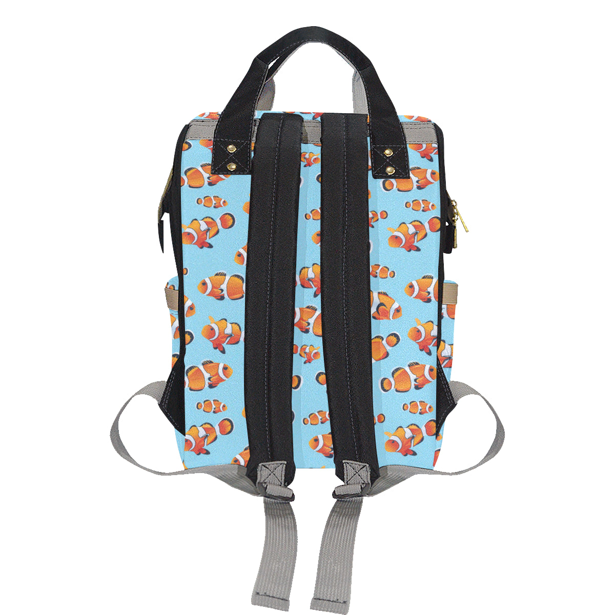 Clownfish Pattern Print Design 01 Diaper Bag Backpack