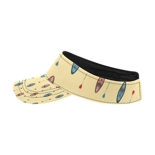 Kayak Pattern Print Design 02 Unisex Sun Visor