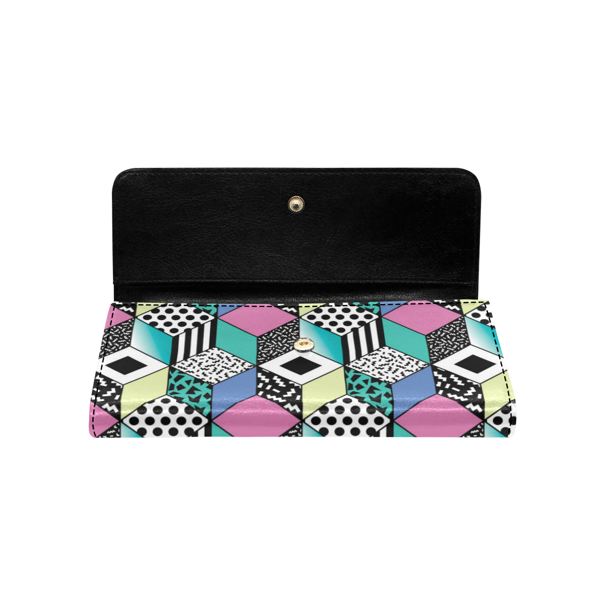 90s Pattern Print Design 3 Women's Trifold Wallet
